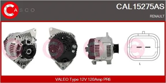 Alternator (CAL15275AS)