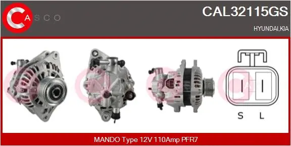 Alternator (CAL32115GS)