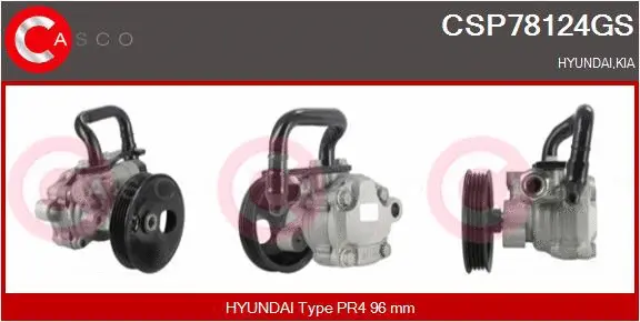Hydraulic Pump, steering (CSP78124GS)