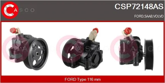 Hydraulic Pump, steering (CSP72148AS)