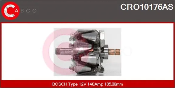 Rotor, alternator (CRO10176AS)