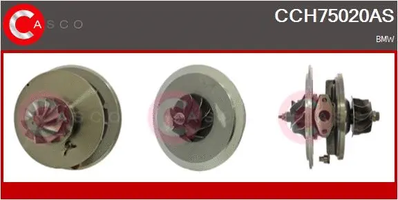 Core assembly, turbocharger (CCH75020AS)