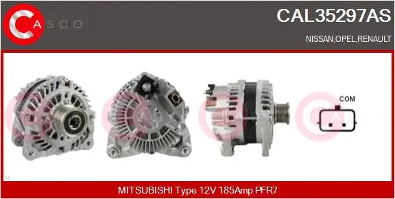 Alternator (CAL35297AS)