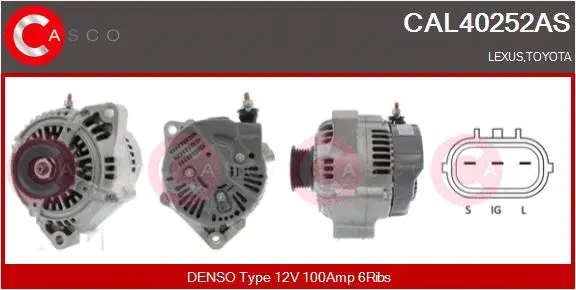 Alternator (CAL40252AS)