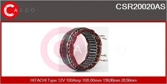 Stator, alternator (CSR20020AS)