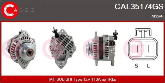 Alternator (CAL35174GS)