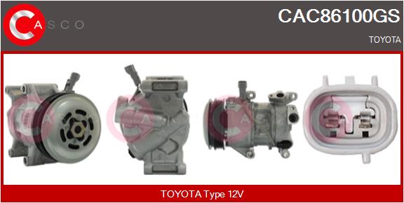Compressor, air conditioning (CAC86100GS)