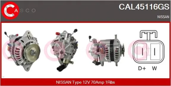 Alternator (CAL45116GS)