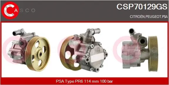 Hydraulic Pump, steering (CSP70129GS)