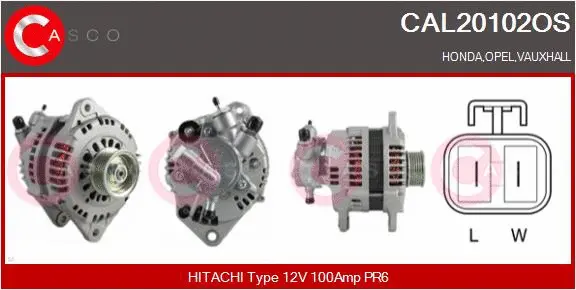 Alternator (CAL20102OS)