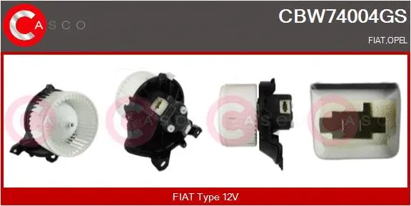 Interior Blower (CBW74004GS)