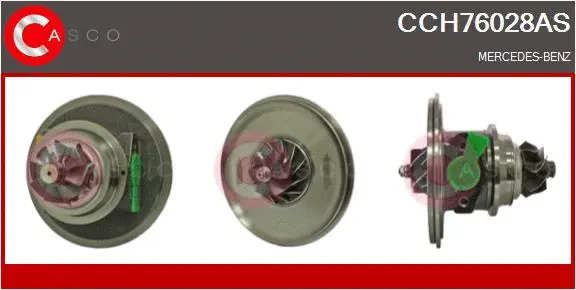 Core assembly, turbocharger (CCH76028AS)