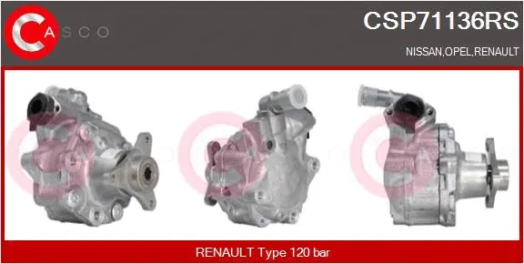 Hydraulic Pump, steering (CSP71136RS)