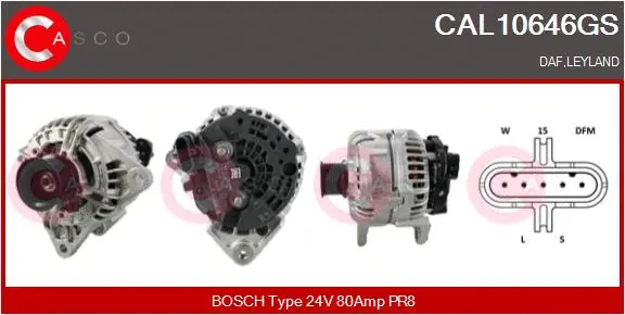Alternator (CAL10646GS)