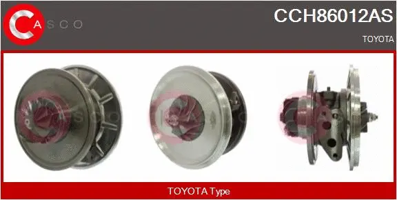 Core assembly, turbocharger (CCH86012AS)