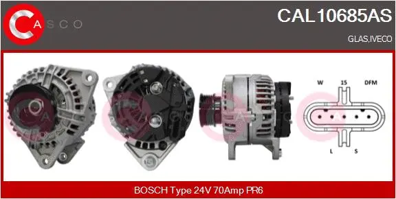 Alternator (CAL10685AS)