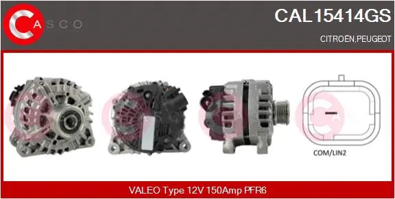 Alternator (CAL15414GS)