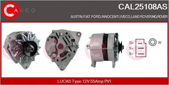 Alternator (CAL25108AS)