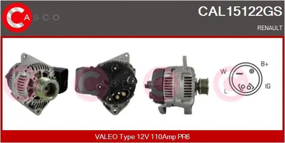 Alternator (CAL15122GS)