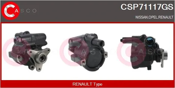 Hydraulic Pump, steering (CSP71117GS)