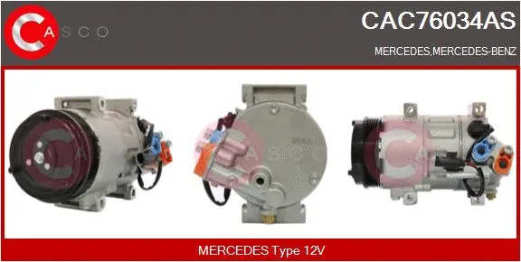 Compressor, air conditioning (CAC76034AS)