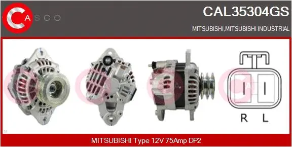 Alternator (CAL35304GS)