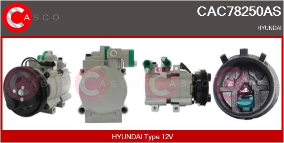 Compressor, air conditioning (CAC78250AS)