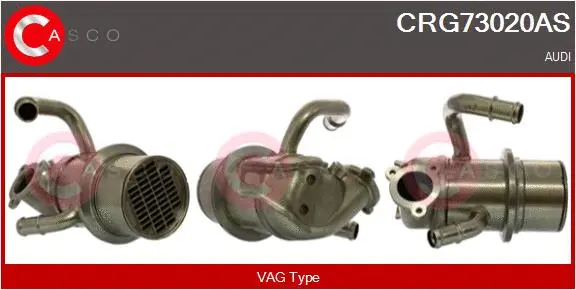 Cooler, exhaust gas recirculation (CRG73020AS)