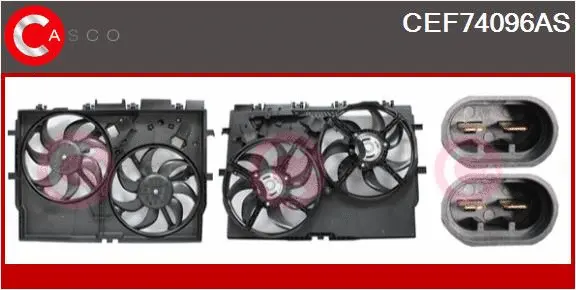 Electric Motor, radiator fan (CEF74096AS)