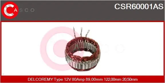 Stator, alternator (CSR60001AS)