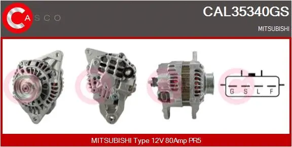 Alternator (CAL35340GS)