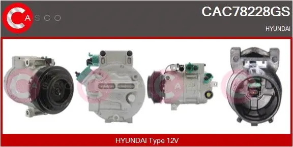 Compressor, air conditioning (CAC78228GS)