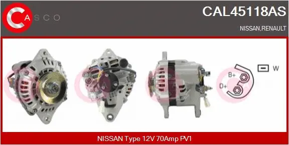Alternator (CAL45118AS)