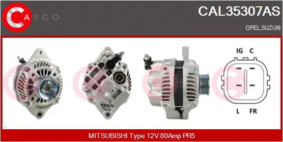 Alternator (CAL35307AS)