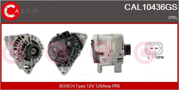Alternator (CAL10436GS)