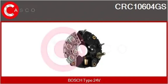 Rectifier, alternator (CRC10604GS)