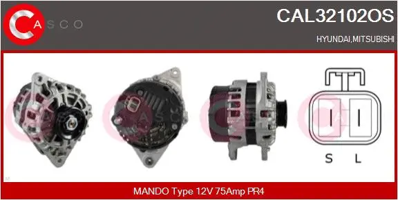 Alternator (CAL32102OS)