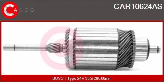 Armature, starter (CAR10624AS)