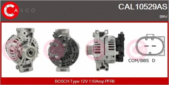 Alternator (CAL10529AS)