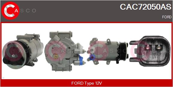 Compressor, air conditioning (CAC72050AS)