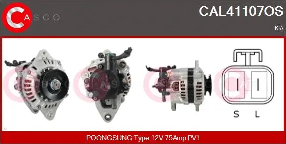 Alternator (CAL41107OS)