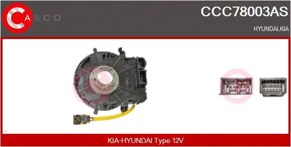 Clockspring, airbag (CCC78003AS)