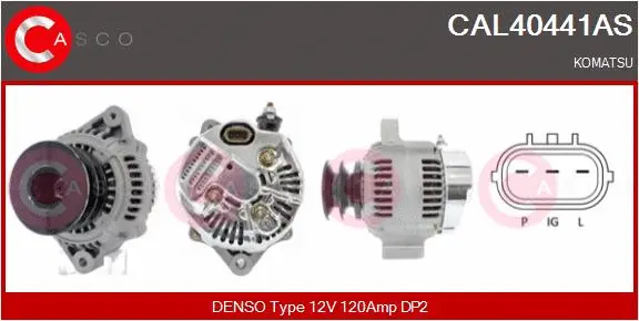 Alternator (CAL40441AS)