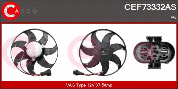 Fan, engine cooling (CEF73332AS)