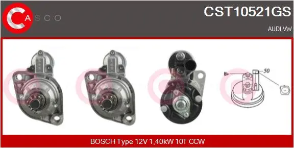 Starter (CST10521GS)