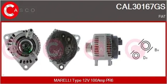 Alternator (CAL30167GS)
