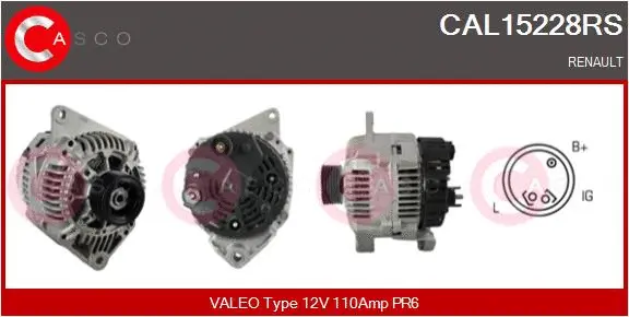 Alternator (CAL15228RS)