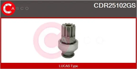 Pinion, starter (CDR25102GS)