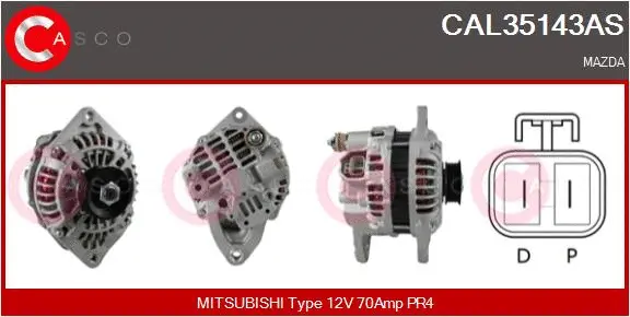 Alternator (CAL35143AS)