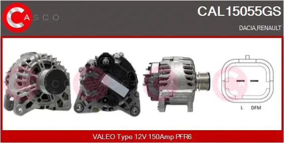 Alternator (CAL15055GS)
